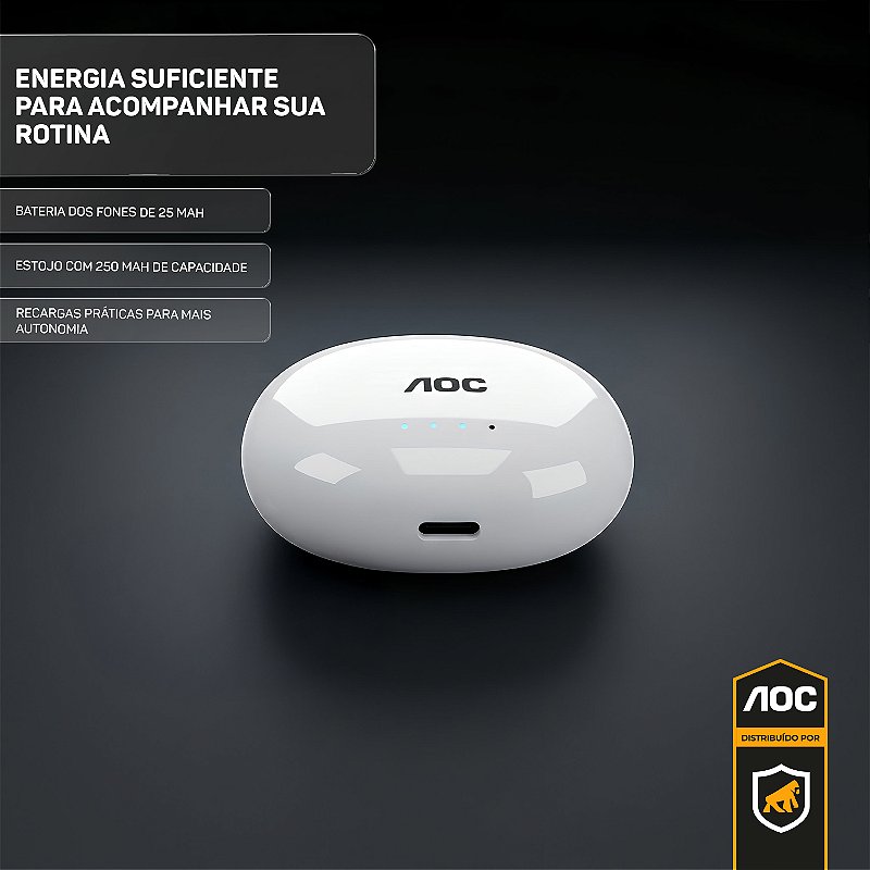 Earbuds V6.0 - Branco - AOC