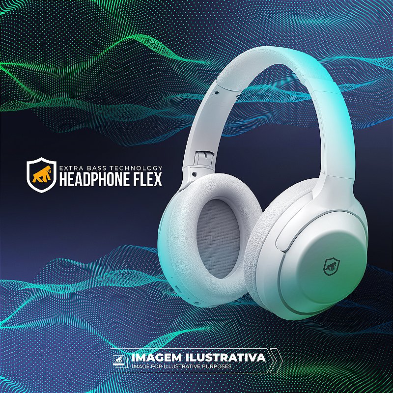 Headphone Flex Extra Bass Tech GShield