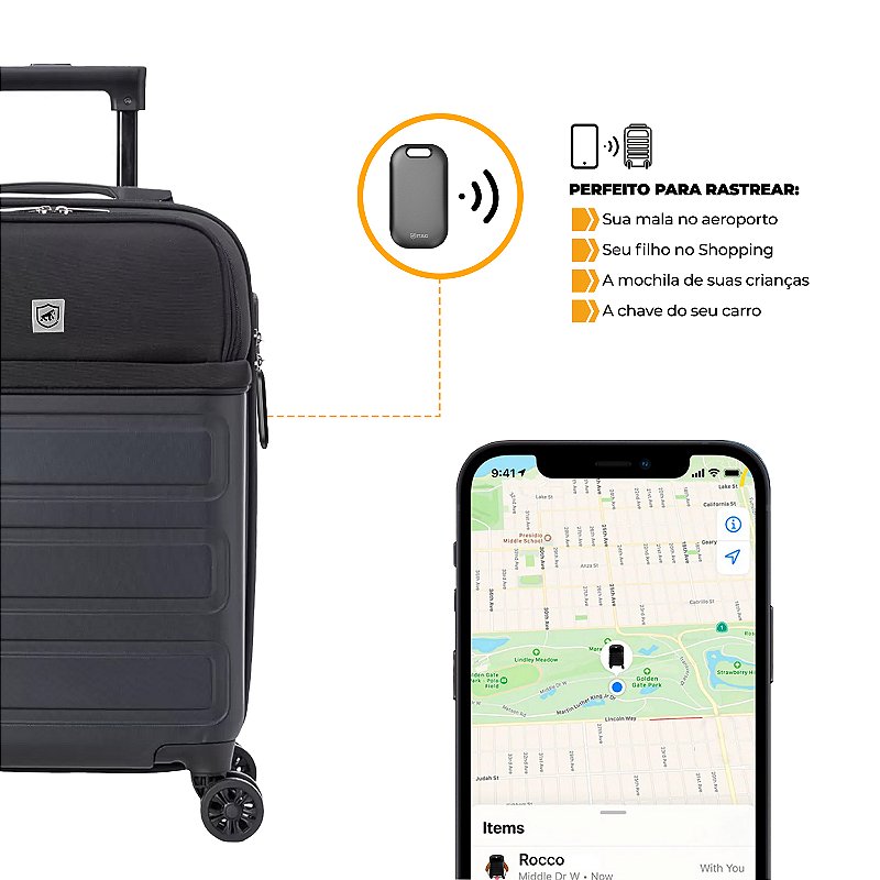 iTag Rastreador - Preta GShield