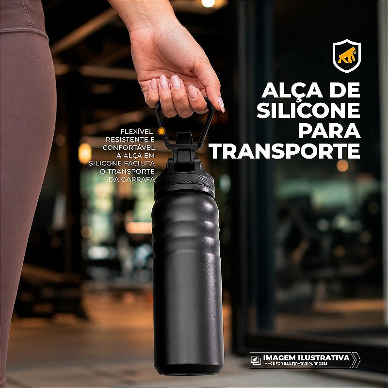 Garrafa Termica Armor - Preta GShield