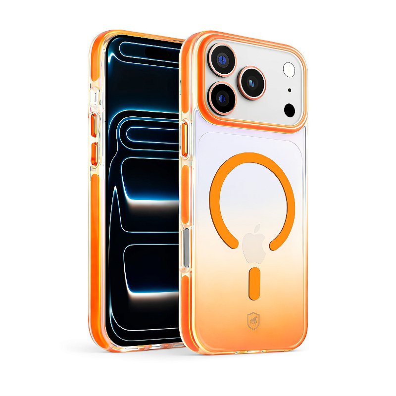 Capa Akroma Laranja Para iPhone 17 Pro Max GShield