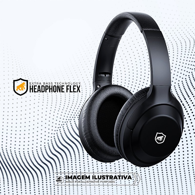 Headphone Flex Extra Bass Tech GShield