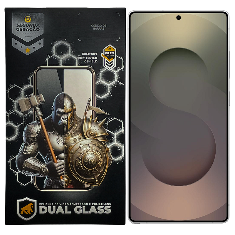 Pelicula Dual Glass Para Samsung Galaxy S25 Ultra GShield