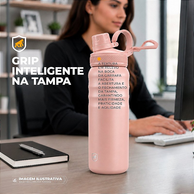 Garrafa Termica Armor - Rosa GShield