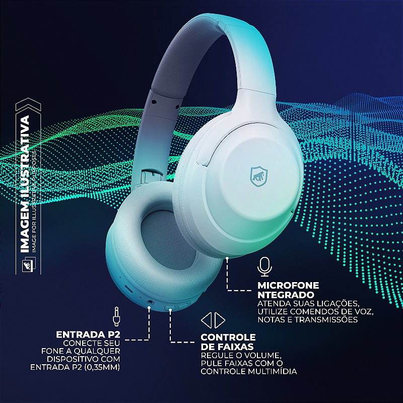 Headphone Flex Extra Bass Tech GShield