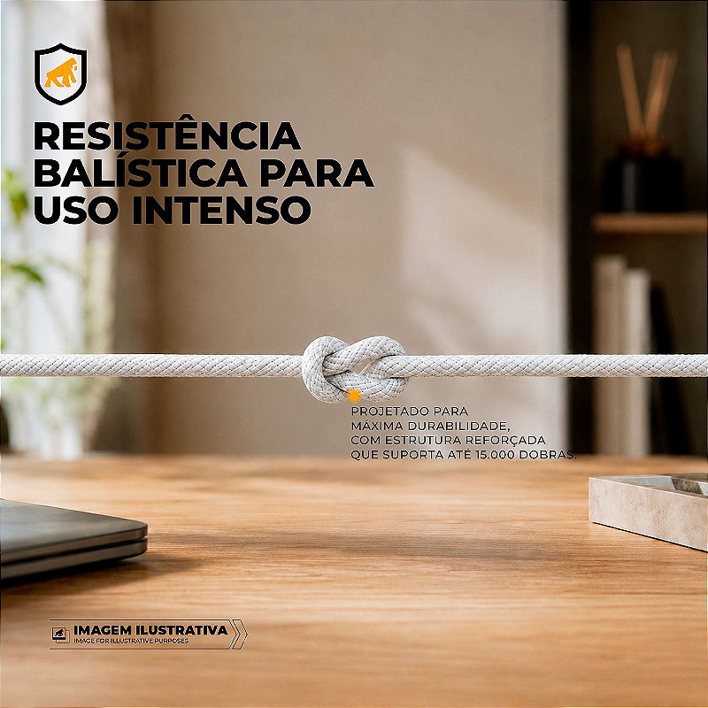 Cabo Dual Armor USB-C para USB-C GShield