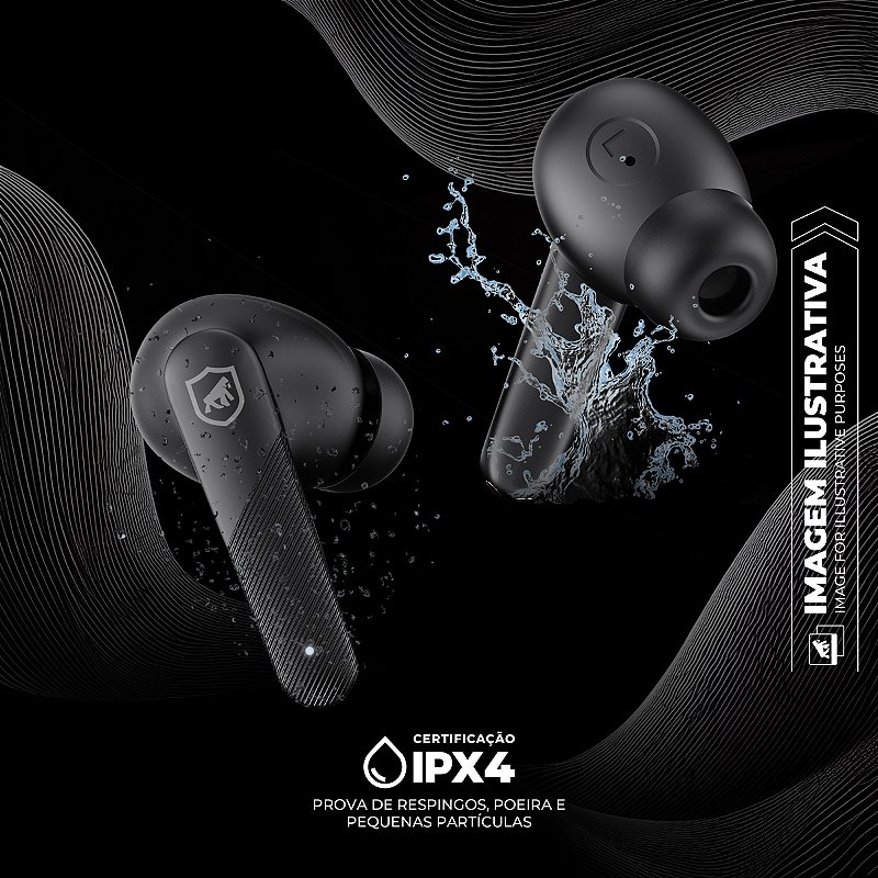 Earbuds Fone Bluetooth Symetric GShield
