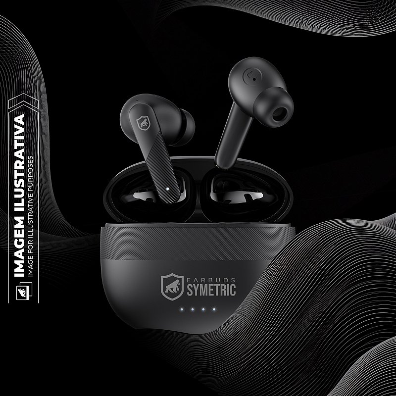 Earbuds Fone Bluetooth Symetric GShield