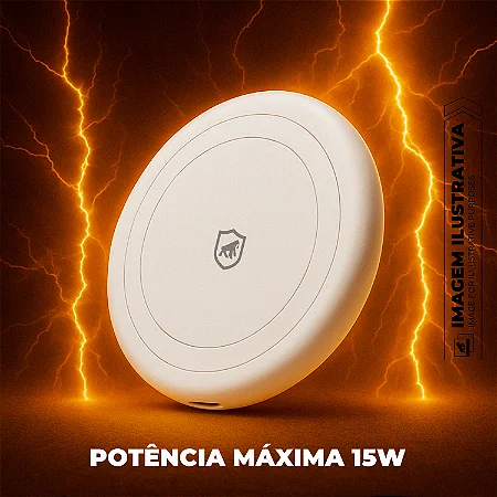 Carregador Wireless 3 Em 1 - Discovery - Branco GShield