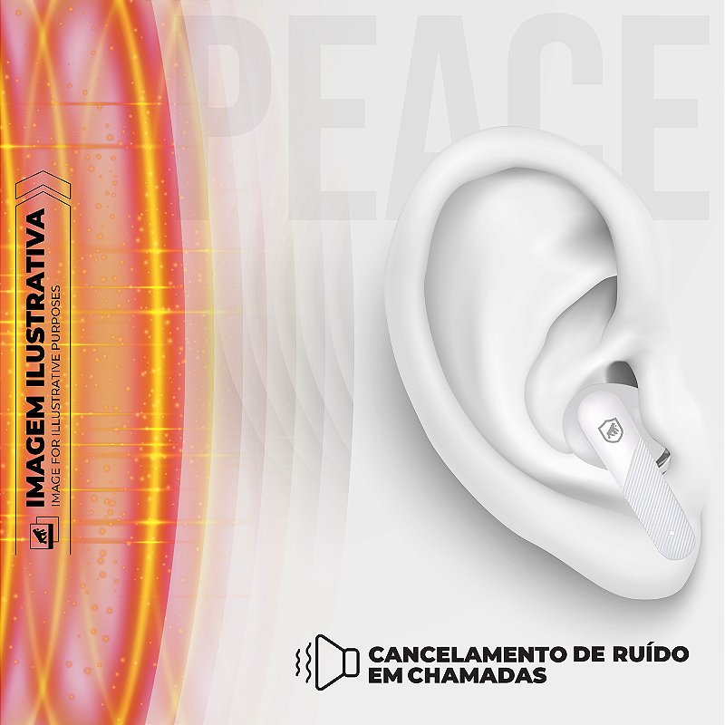 Earbuds Fone Bluetooth Symetric GShield
