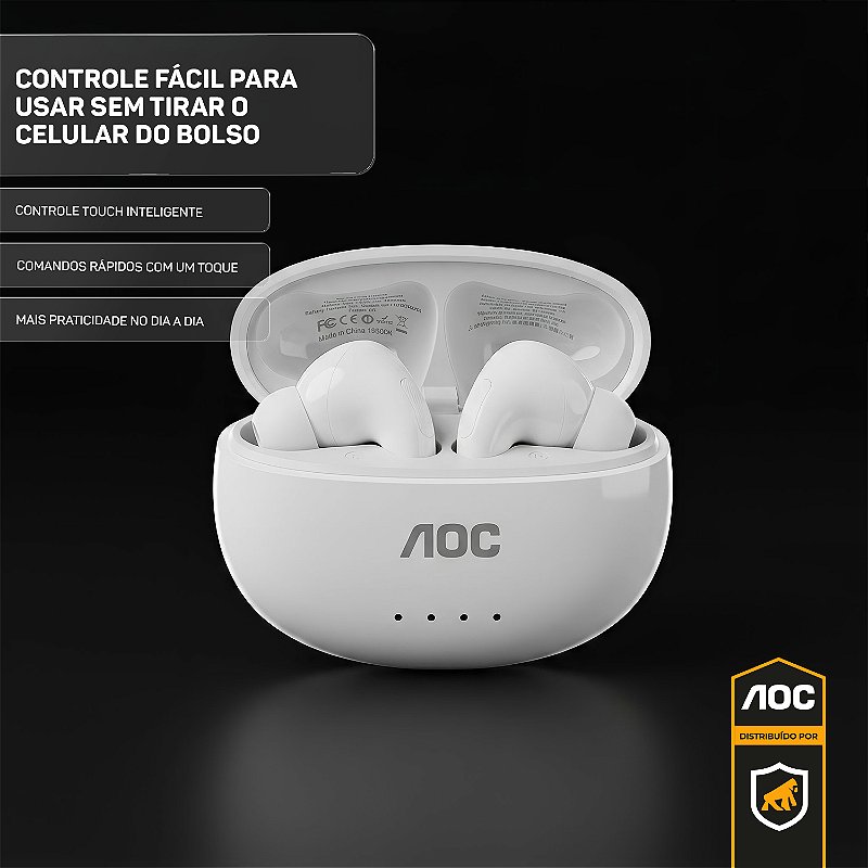 Earbuds V6.0 - Branco - AOC