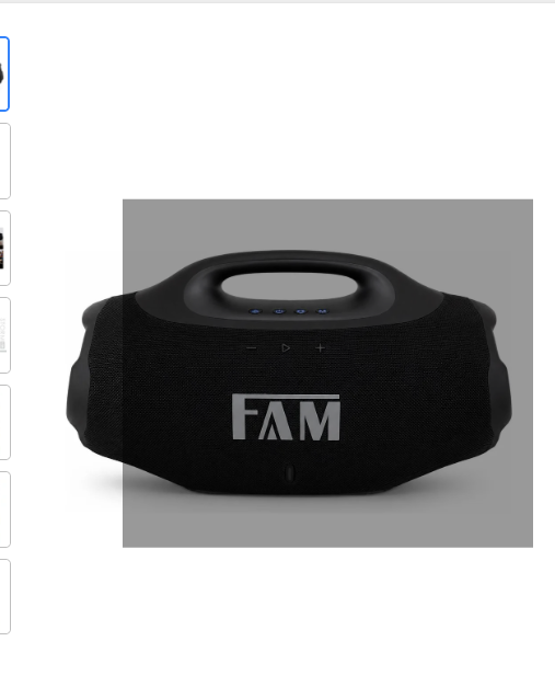 Caixa de Som Amplificada FAM Storm 120W RMS Preto A503